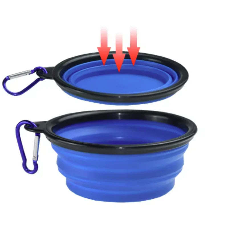 Sniff Joy Collapsible Travel Bowl – Silicone Food & Water Bowl