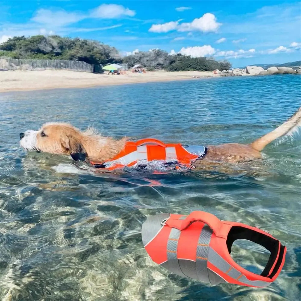 Sniff Joy Reflective Dog Life Jacket – Adjustable Swim Vest