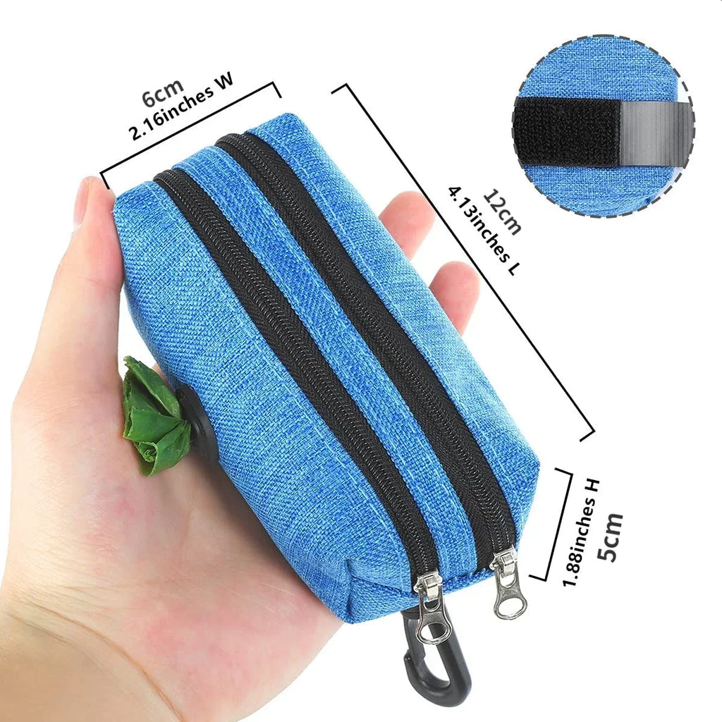 Sniff Joy Waste Bag Dispenser Pouch – Leash-Attach Poop Bag Holder