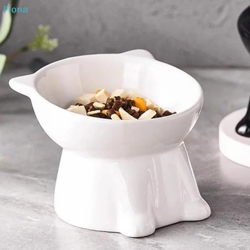 Sniff Joy Elevated Cat Ear Bowl – Anti-Vomiting Tilted Food & Water Bowl