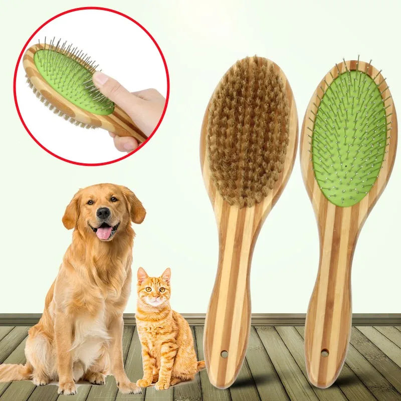 Sniff Joy Bamboo Double-Sided Dog Comb