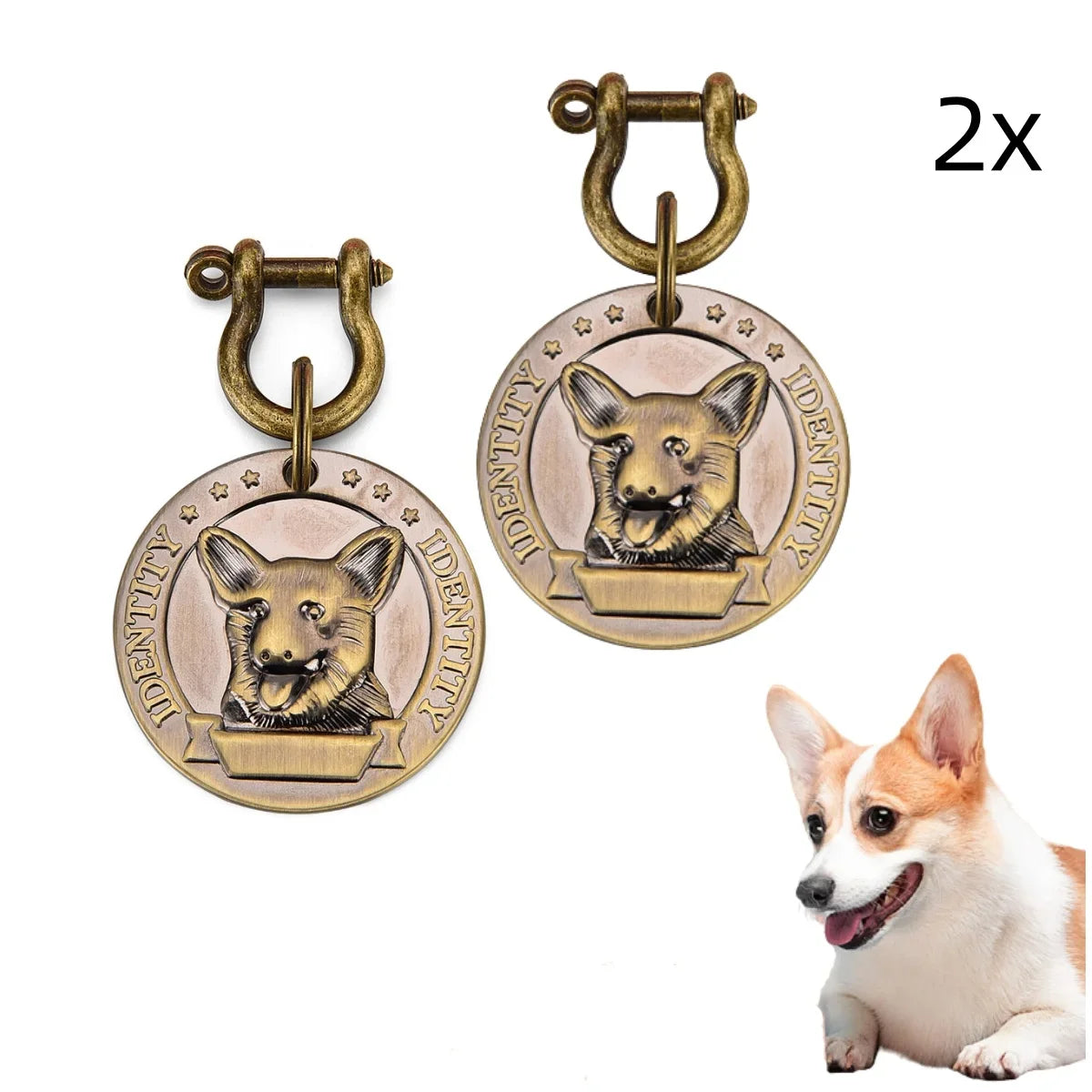 Sniff Joy Custom Engraved Pet ID Tag – Personalized Stainless Steel Nameplate