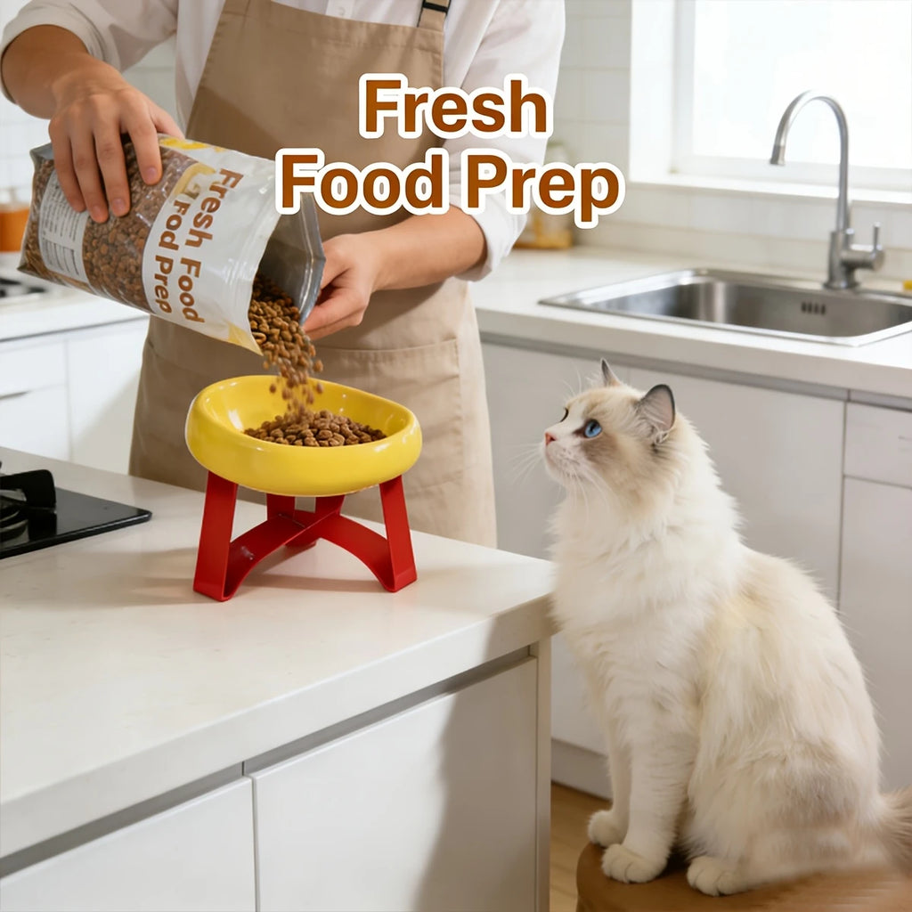 Sniff Joy Anti-Spill Elevated Bowl – High-Leg Cervical Support Dish