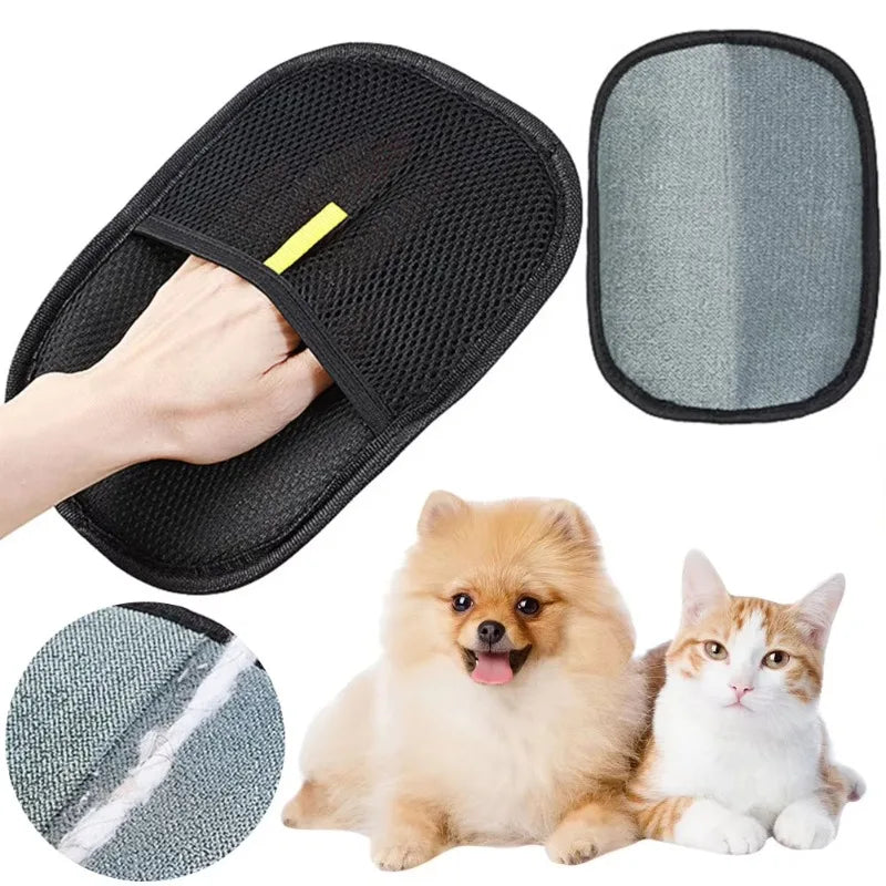 Sniff Joy Grooming Gloves – Gentle Hair Remover Mitts