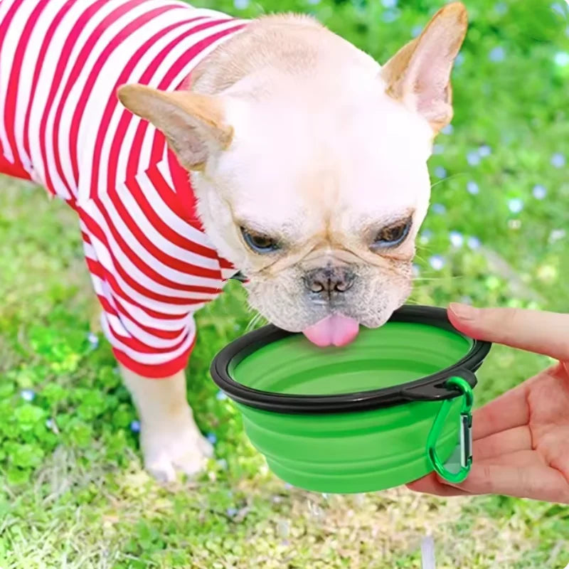 Sniff Joy Collapsible Travel Bowl – Silicone Food & Water Bowl
