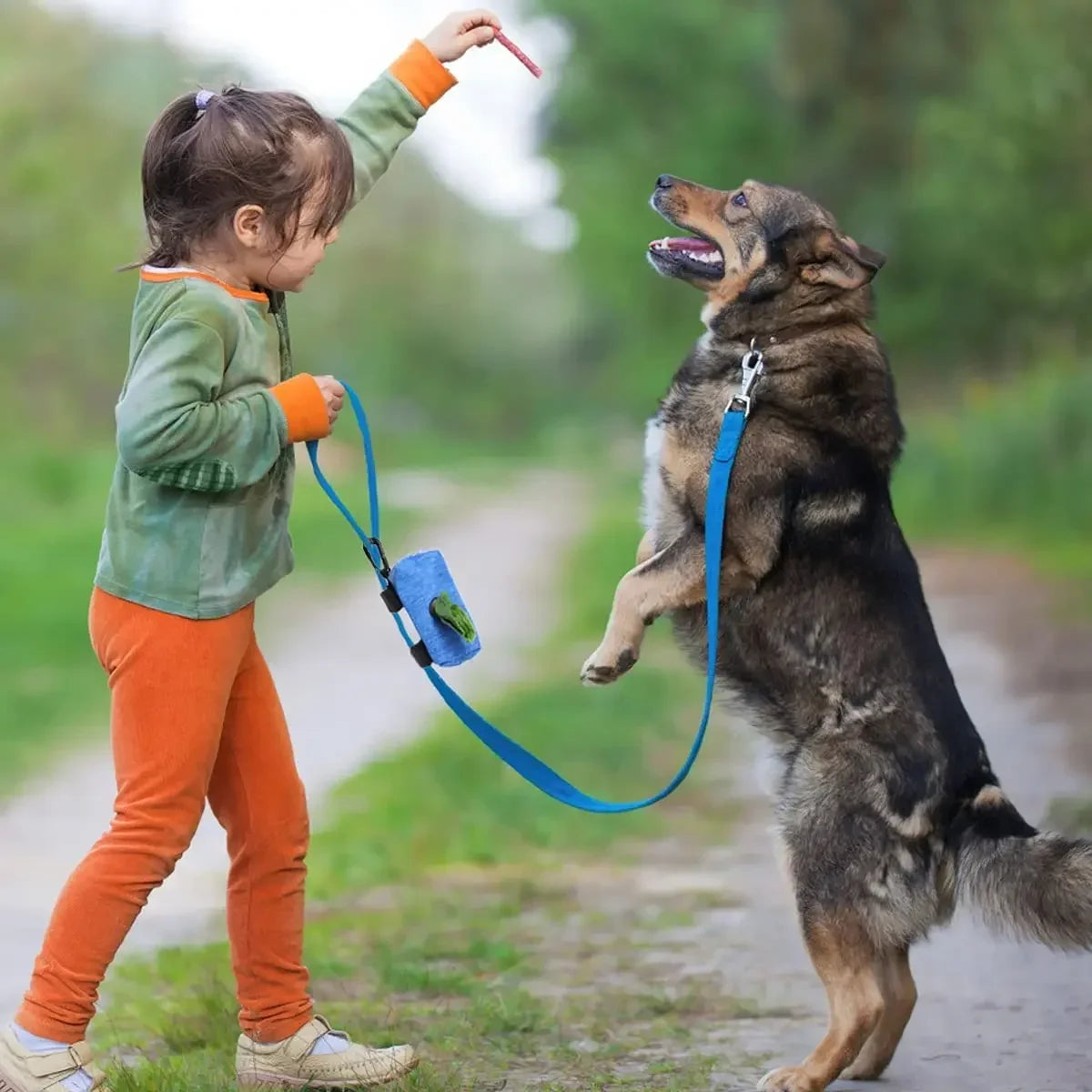 Sniff Joy Waste Bag Dispenser Pouch – Leash-Attach Poop Bag Holder