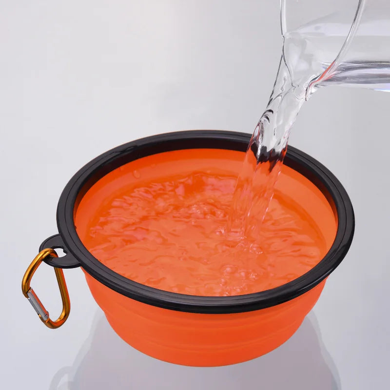 Sniff Joy Collapsible Travel Bowl – Silicone Food & Water Bowl