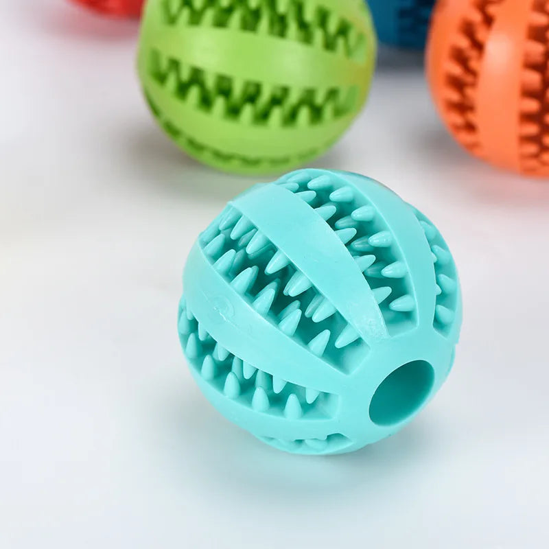 Sniff Joy Treat-Dispensing Chew Ball – Natural Rubber Dental Toy