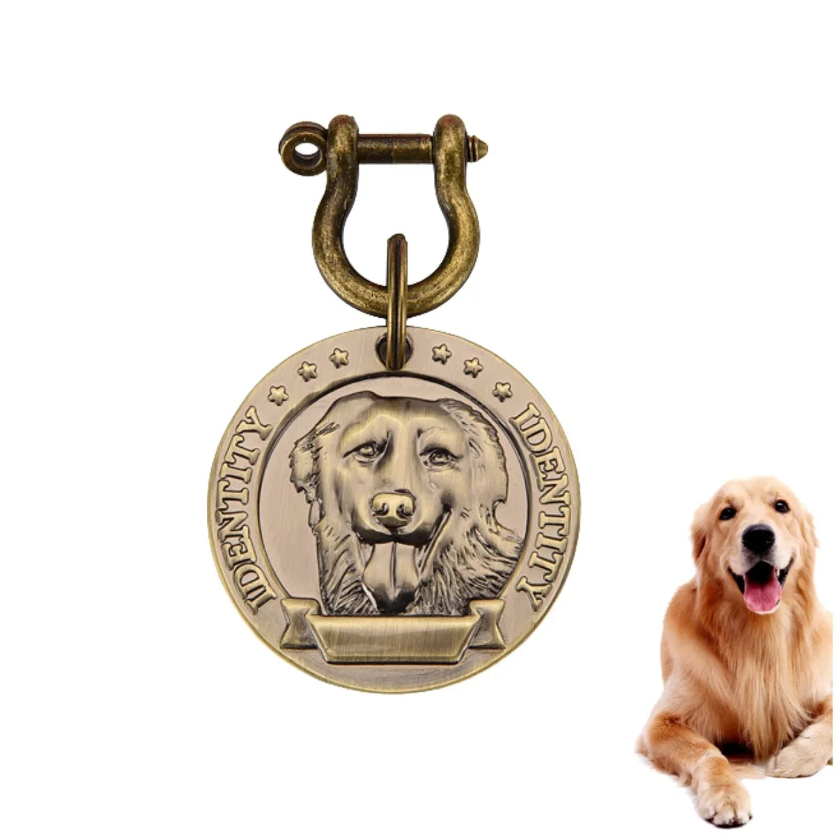 Sniff Joy Custom Engraved Pet ID Tag – Personalized Stainless Steel Nameplate
