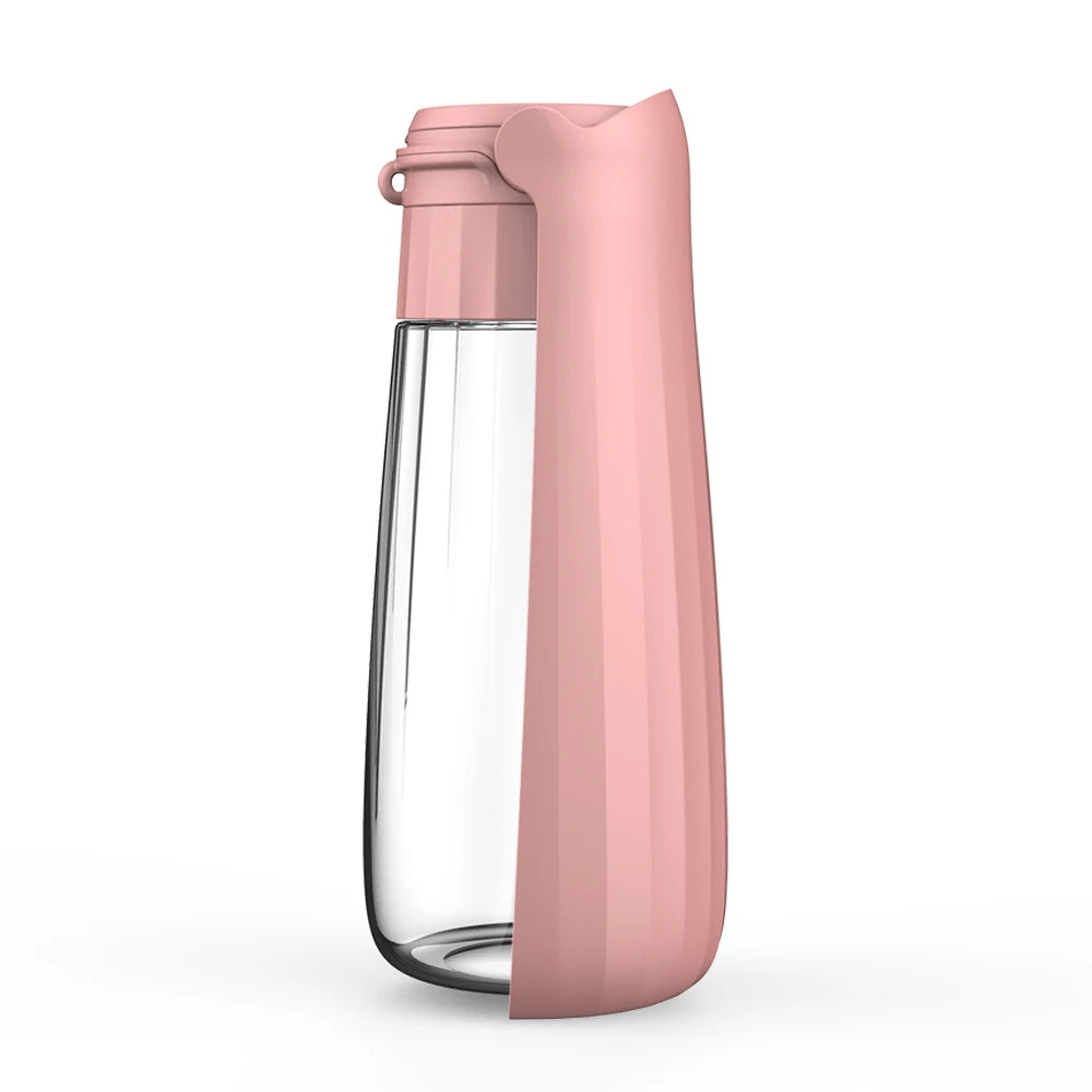 Sniff Joy Portable Dog Water Bottle – Foldable 550ml Travel Dispenser