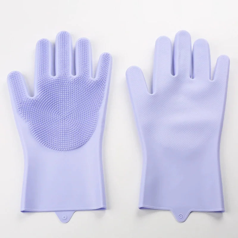 Sniff Joy Silicone Bath Glove – Anti-Scratch Grooming & Massage Mitt
