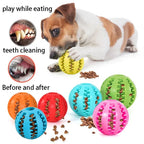 Sniff Joy Treat-Dispensing Chew Ball – Natural Rubber Dental Toy