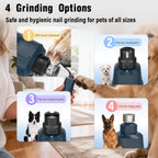 Sniff Joy 6-Speed Quiet Nail Grinder – Dual LED Rechargeable Trimmer