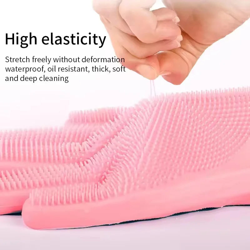 Sniff Joy Silicone Bath Glove – Anti-Scratch Grooming & Massage Mitt