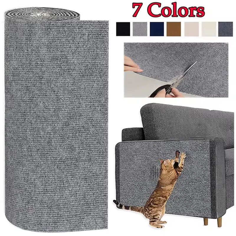 Sniff Joy Self-Adhesive Sofa Scratch Guard – Trimmable Cat Scratcher Pad