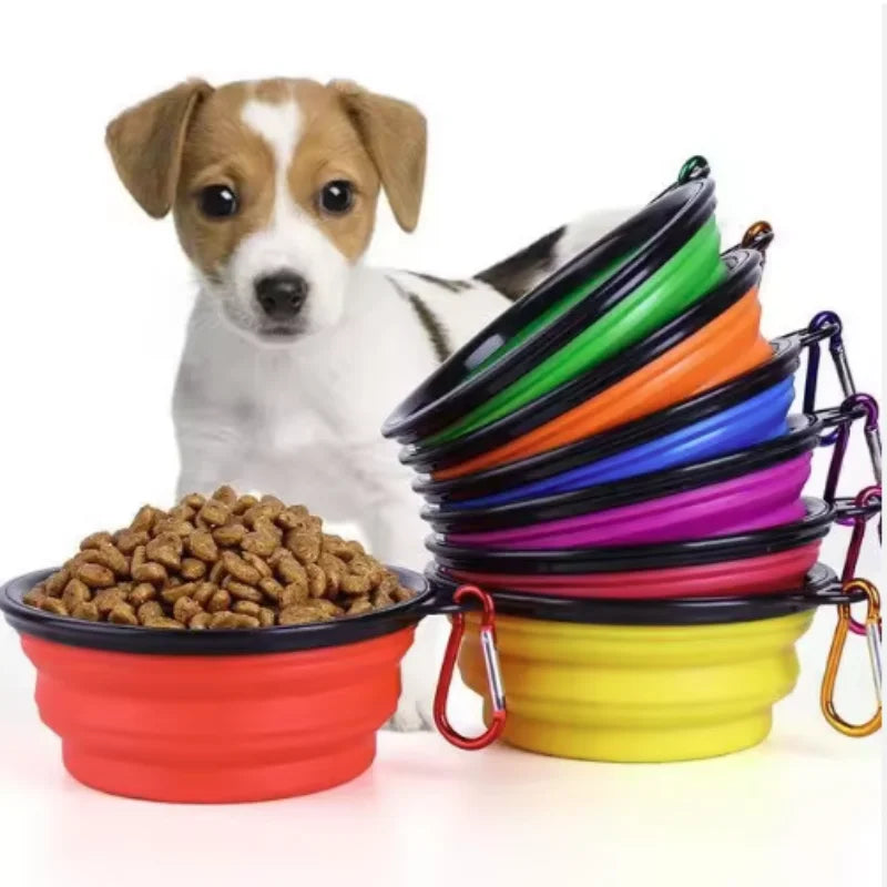 Sniff Joy Collapsible Travel Bowl – Silicone Food & Water Bowl