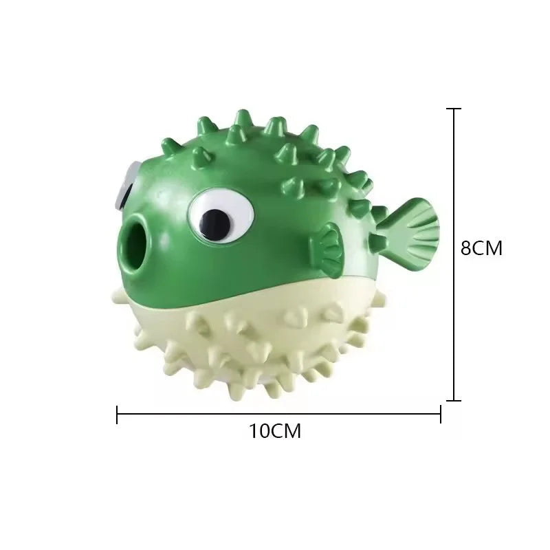 Sniff Joy Bouncing Fish Treat Toy – Bell Chew Ball for Dogs