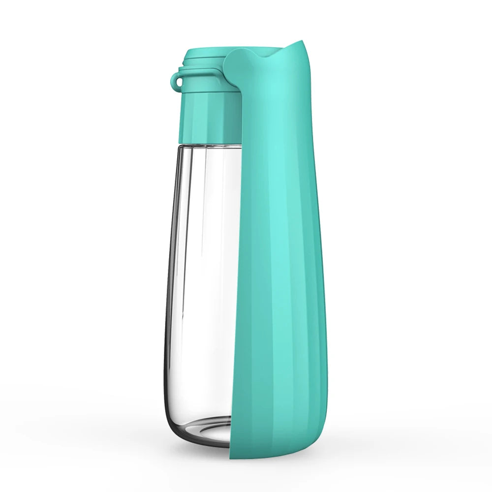 Sniff Joy Portable Dog Water Bottle – Foldable 550ml Travel Dispenser