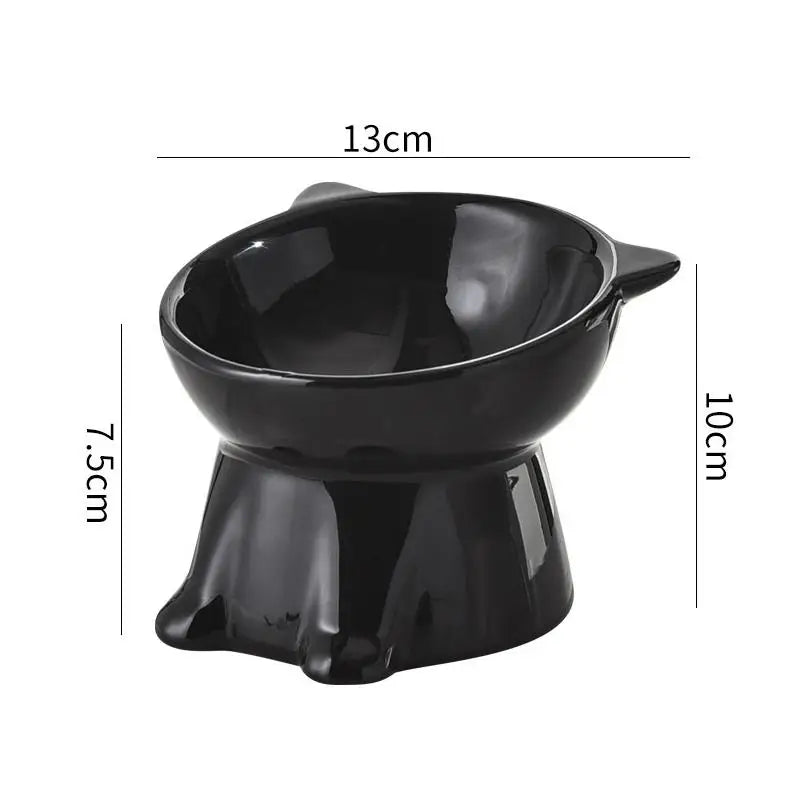 Sniff Joy Elevated Cat Ear Bowl – Anti-Vomiting Tilted Food & Water Bowl