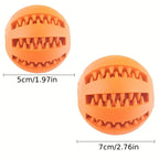 Sniff Joy Treat-Dispensing Chew Ball – Natural Rubber Dental Toy