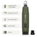 Sniff Joy 6-Speed Quiet Nail Grinder – Dual LED Rechargeable Trimmer