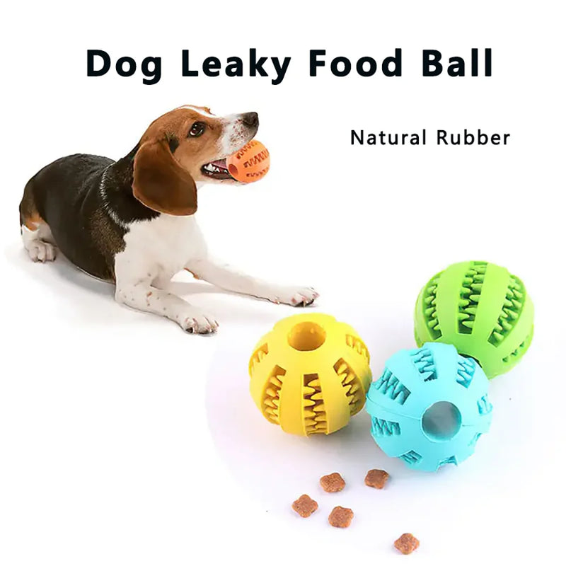 Sniff Joy Treat-Dispensing Chew Ball – Natural Rubber Dental Toy