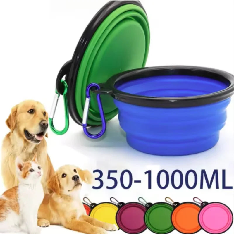 Sniff Joy Collapsible Travel Bowl – Silicone Food & Water Bowl