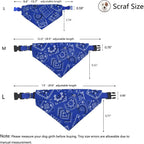Sniff Joy Adjustable Pet Bandana – 100% Cotton Triangle Scarf