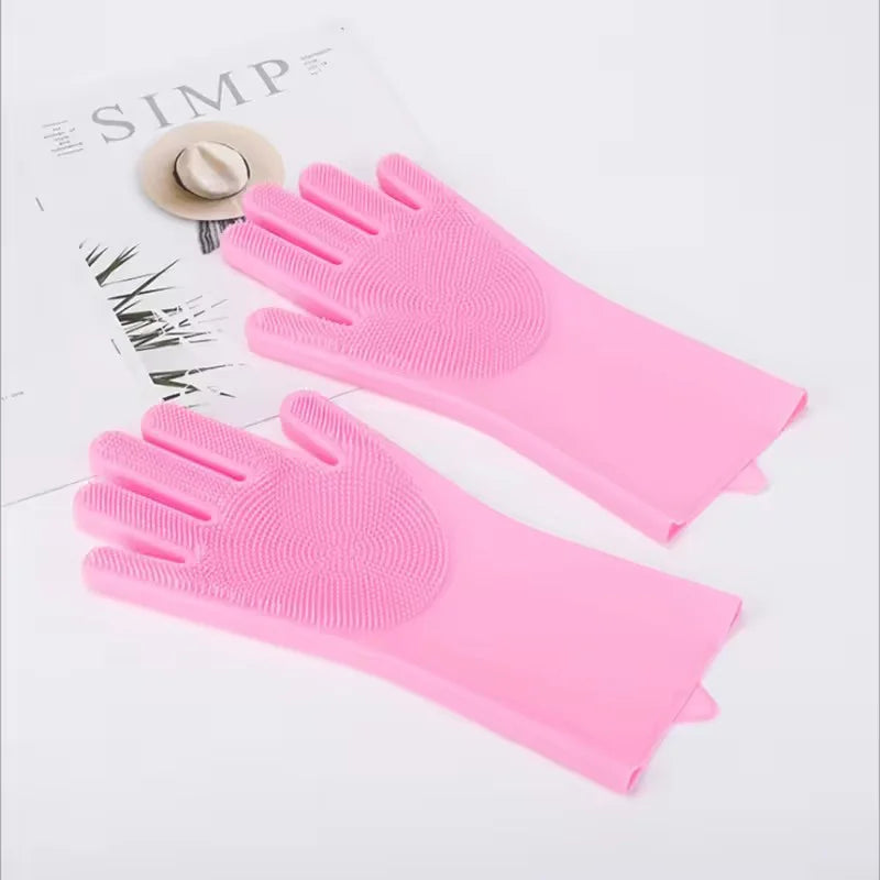 Sniff Joy Silicone Bath Glove – Anti-Scratch Grooming & Massage Mitt