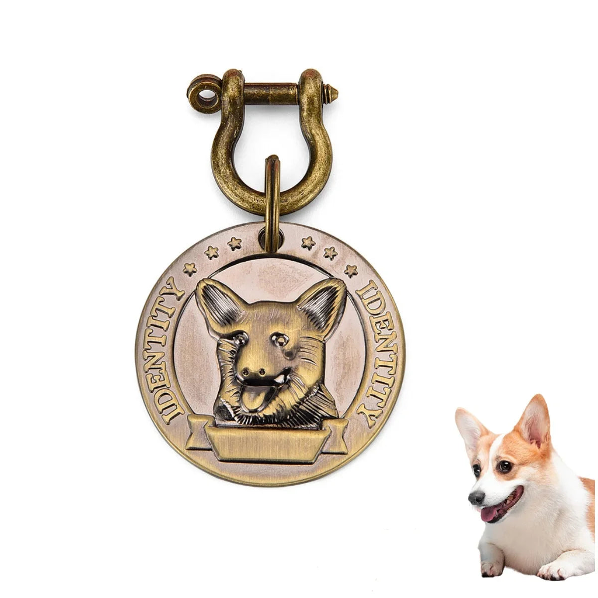 Sniff Joy Custom Engraved Pet ID Tag – Personalized Stainless Steel Nameplate