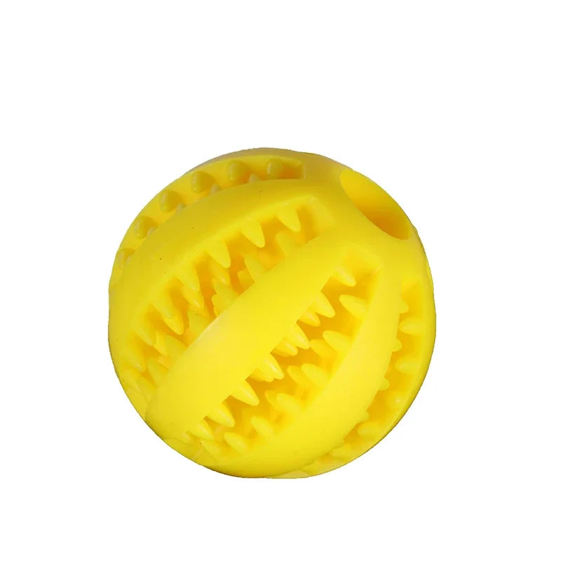 Sniff Joy Treat-Dispensing Chew Ball – Natural Rubber Dental Toy