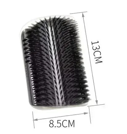Sniff Joy Wall-Corner Cat Self Groomer – Massage Comb with Catnip Slot