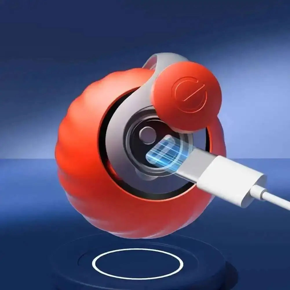 Sniff Joy Smart Rolling Cat Toy – USB Rechargeable Ball with Faux Tail