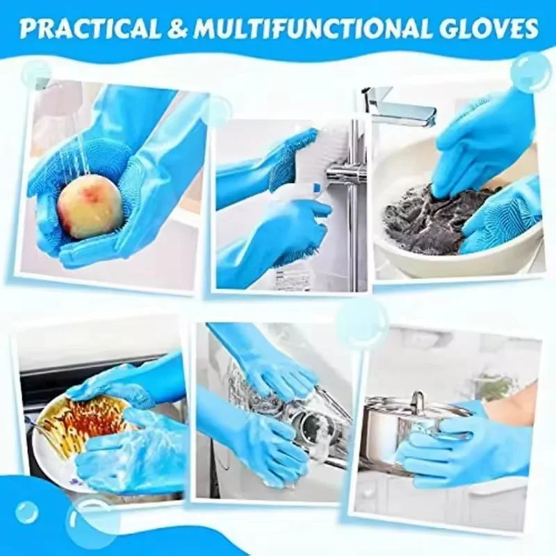 Sniff Joy Silicone Bath Glove – Anti-Scratch Grooming & Massage Mitt