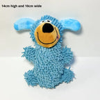 Sniff Joy Squeaky Mop Plush Dog Toy