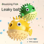 Sniff Joy Bouncing Fish Treat Toy – Bell Chew Ball for Dogs