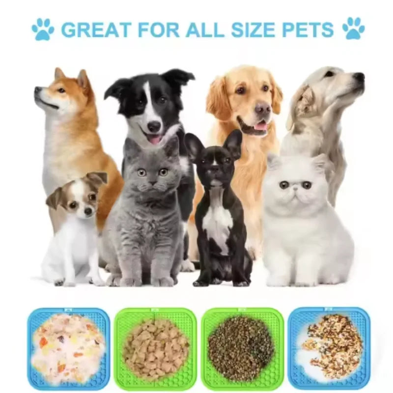 Sniff Joy Silicone Lick Mat – Slow Feeder & Bath-Time Distraction Mat