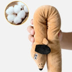 Sniff Joy Squeaky Dachshund Plush Toy – Long Sausage Tug Toy