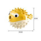Sniff Joy Bouncing Fish Treat Toy – Bell Chew Ball for Dogs