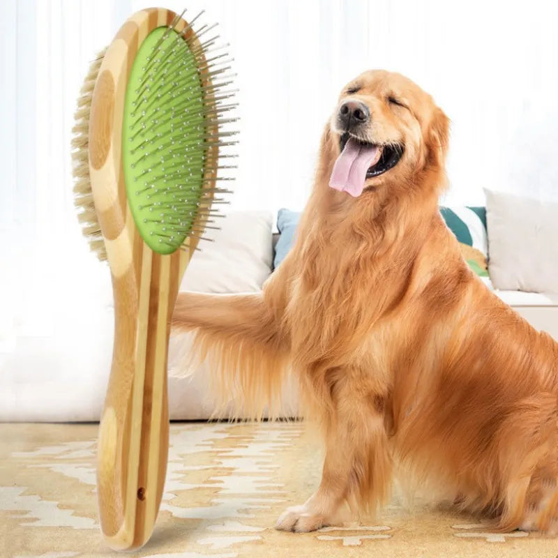 Sniff Joy Bamboo Double-Sided Dog Comb