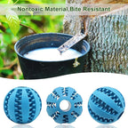 Sniff Joy Treat-Dispensing Chew Ball – Natural Rubber Dental Toy