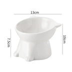 Sniff Joy Elevated Cat Ear Bowl – Anti-Vomiting Tilted Food & Water Bowl