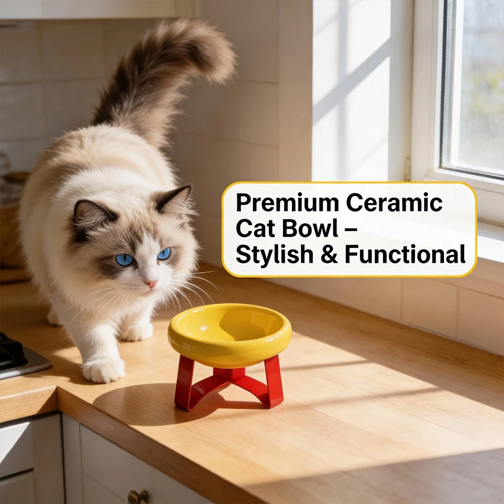 Sniff Joy Anti-Spill Elevated Bowl – High-Leg Cervical Support Dish
