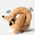Sniff Joy Squeaky Dachshund Plush Toy – Long Sausage Tug Toy