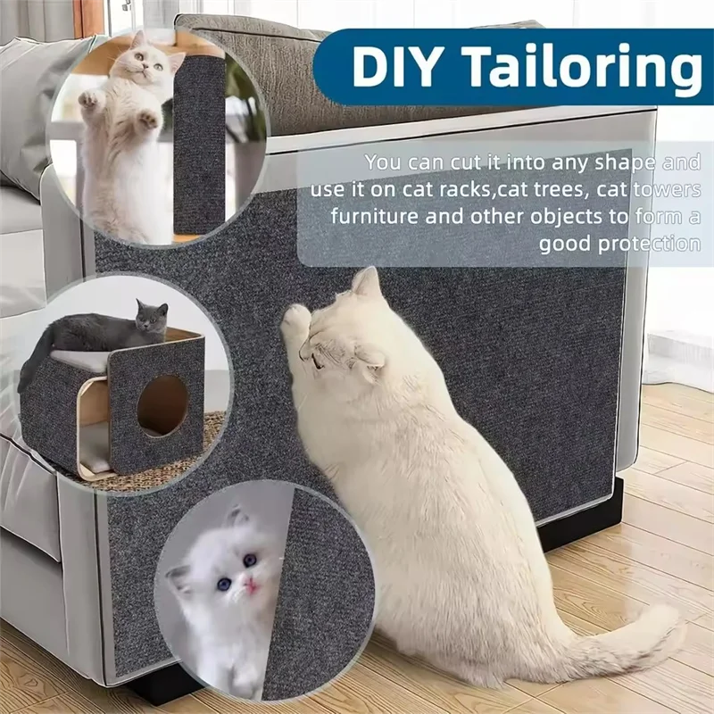 Sniff Joy Self-Adhesive Sofa Scratch Guard – Trimmable Cat Scratcher Pad
