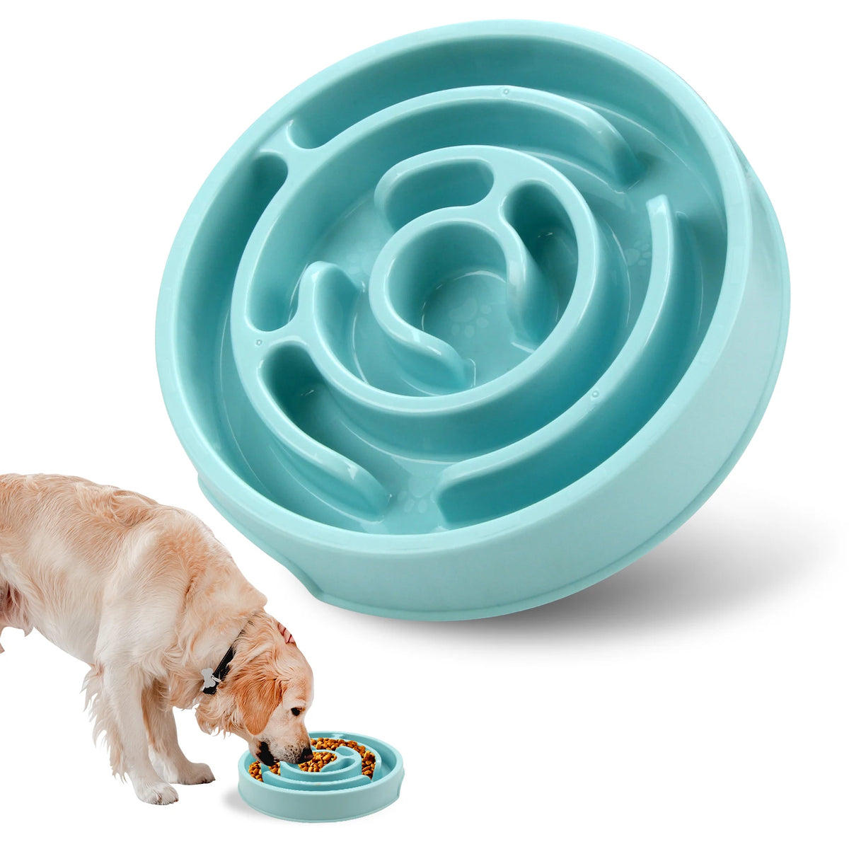 Sniff Joy Maze-Style Slow Feeder Bowl – Anti-Gulping Dish for Dogs