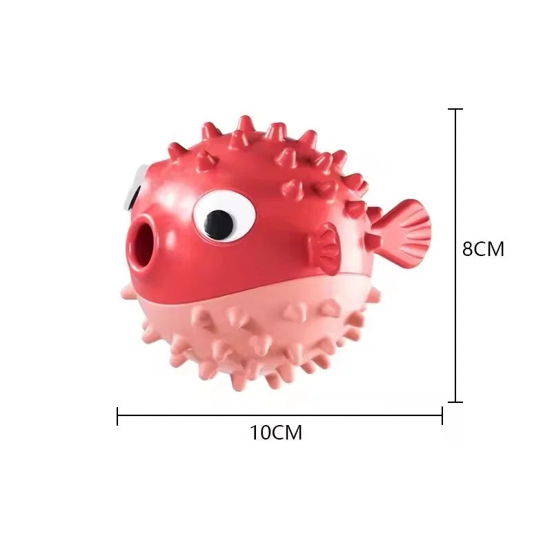 Sniff Joy Bouncing Fish Treat Toy – Bell Chew Ball for Dogs