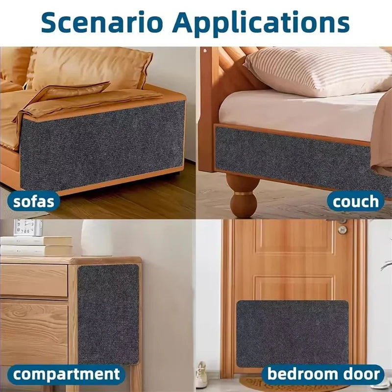 Sniff Joy Self-Adhesive Sofa Scratch Guard – Trimmable Cat Scratcher Pad